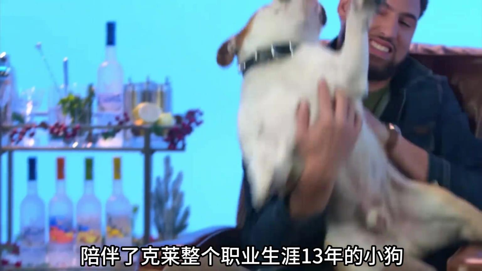 陪伴克萊13年的小狗去世了，不敢相信克萊得多么傷心